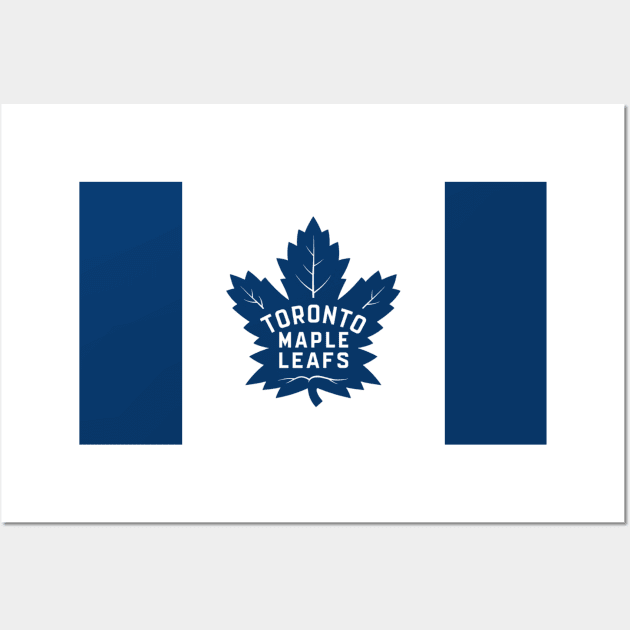 Toronto Maple Leafs Flag Wall Art by swiftscuba